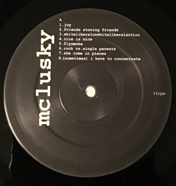 mclusky : My Pain And Sadness Is More Sad And Painful Than Yours (LP, Album)