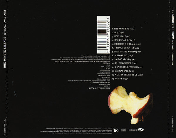 One Minute Silence : Buy Now...Saved Later (CD, Album, Enh)
