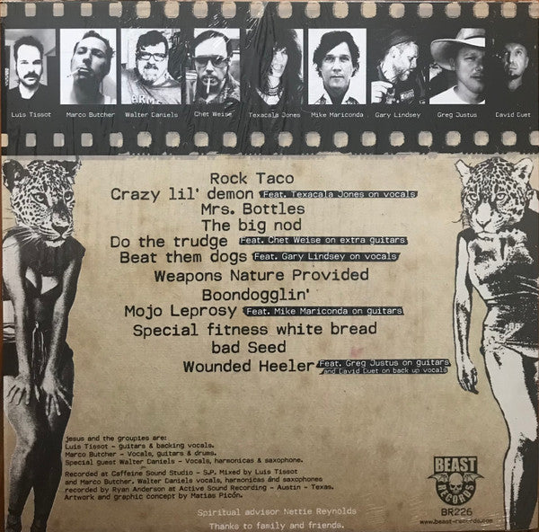 Jesus And The Groupies* And Walter Daniels : Weapons Nature Provided (LP, Album)