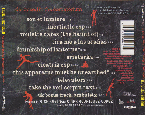 The Mars Volta : De-Loused In The Comatorium (CD, Album)