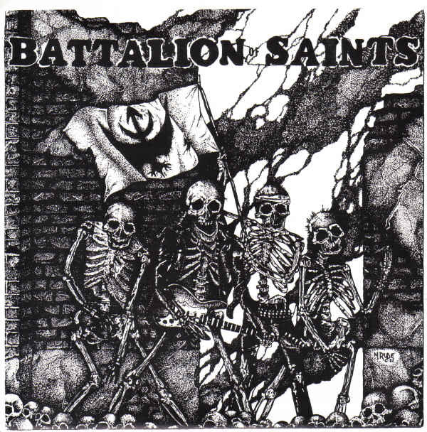 Battalion Of Saints : Fighting Boys (7", EP, Unofficial)