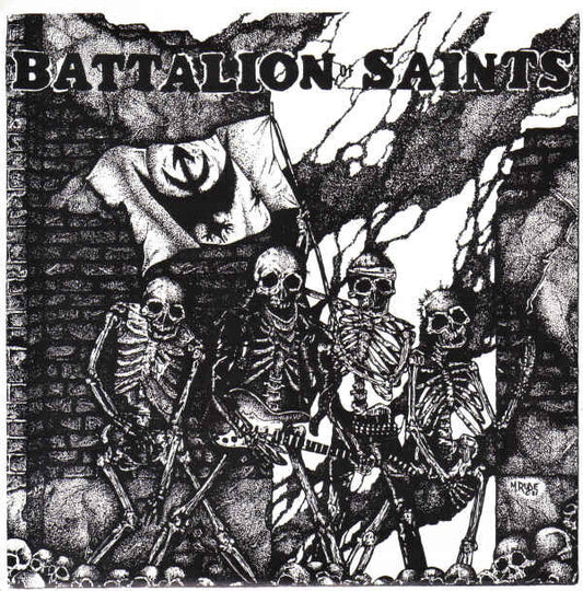 Battalion Of Saints : Fighting Boys (7", EP, Unofficial)