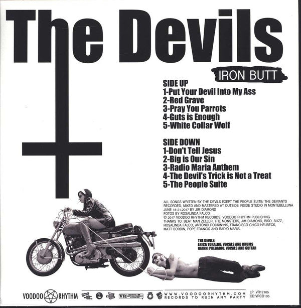 The Devils (12) : Iron Butt (LP, Album + CD, Album)