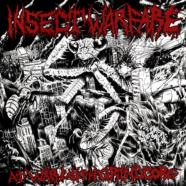 Insect Warfare : At War With Grindcore (7")