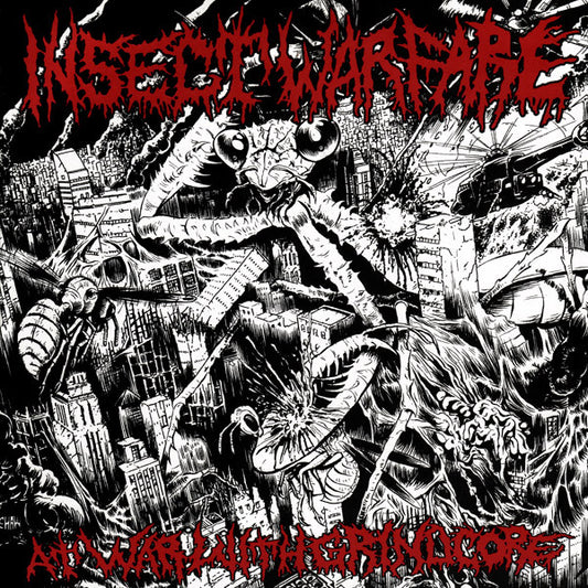 Insect Warfare : At War With Grindcore (7")