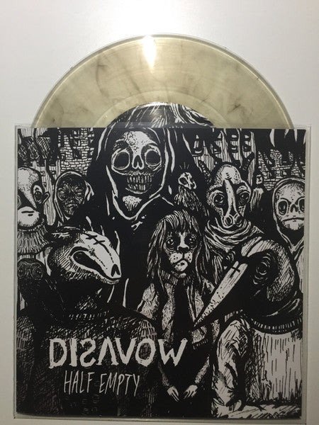 Disavow (2) : Half Empty (7", EP, Cle)