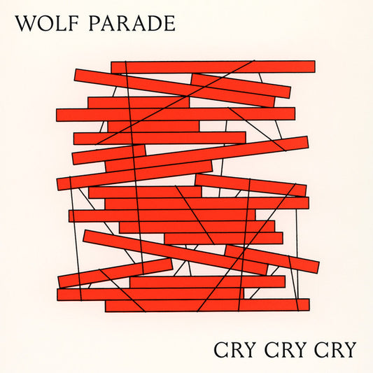 Wolf Parade : Cry Cry Cry (LP + LP, S/Sided, Etch + Album, Ltd, Whi)