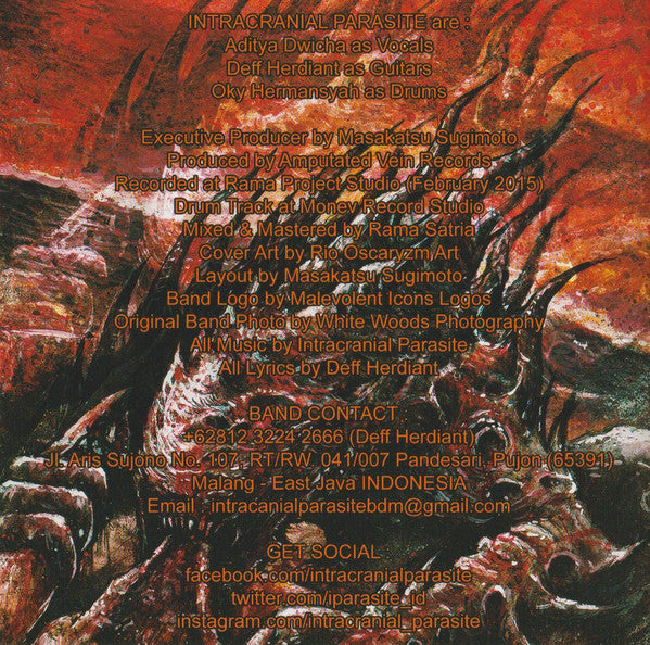 Intracranial Parasite : Deviations Period Of Inhumane (CD, Album, RE)