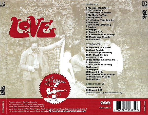 Love : Love (CD, Album, Mono, RE, RM, Sli)