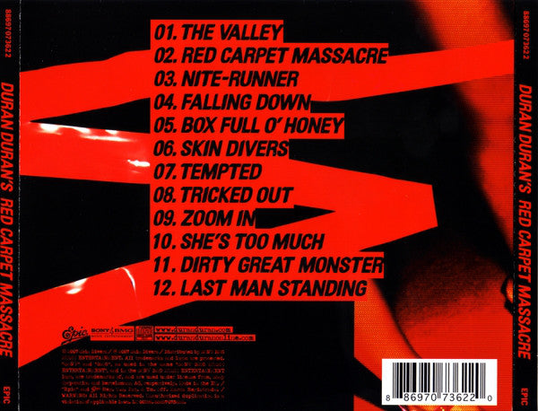 Duran Duran : Red Carpet Massacre (CD, Album, Son)