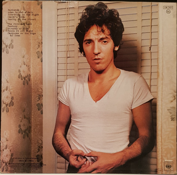 Bruce Springsteen : Darkness On The Edge Of Town (LP, Album, RE, Red)