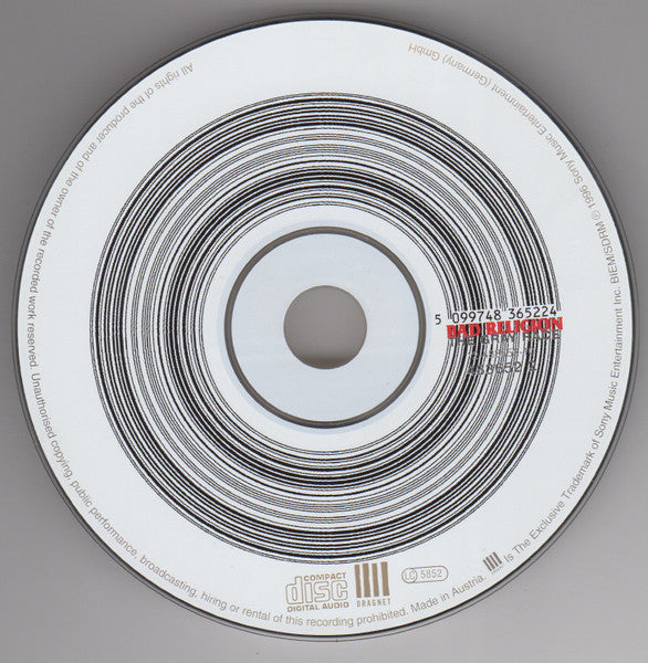 Bad Religion : The Gray Race (CD, Album)