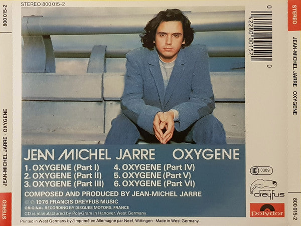 Jean-Michel Jarre : Oxygene (CD, Album, RE)