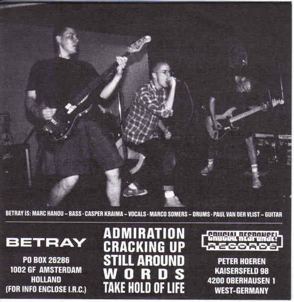 Betray : Betray (7", 1st)