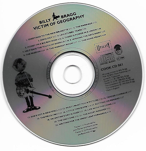 Billy Bragg : Victim Of Geography (CD, Comp, RP)