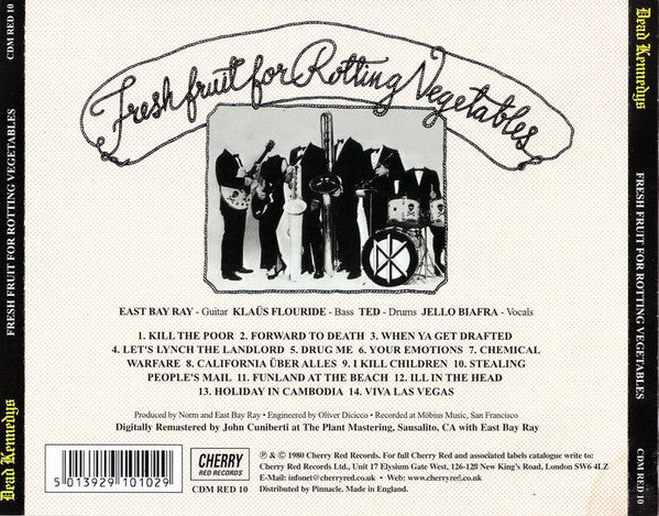 Dead Kennedys : Fresh Fruit For Rotting Vegetables (CD, Album, RE, RM)