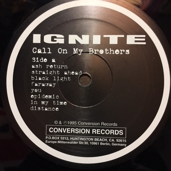 Ignite : Call On My Brothers (LP, Album, Bla)