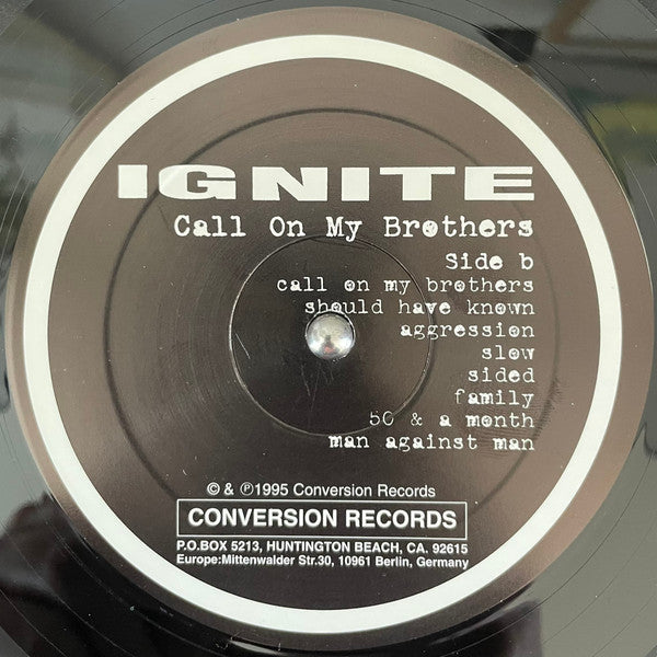 Ignite : Call On My Brothers (LP, Album, Bla)