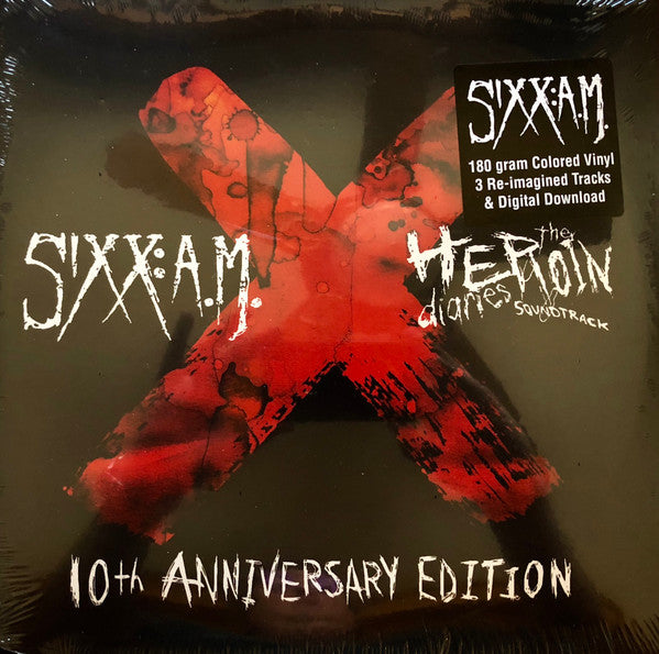 Sixx:A.M. : The Heroin Diaries Soundtrack 10th Anniversary Edition (2xLP, Album, Red)