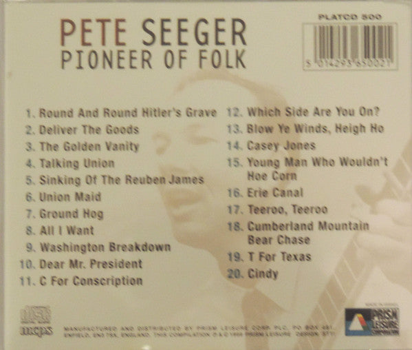 Pete Seeger : Pioneer Of Folk (CD, Comp)