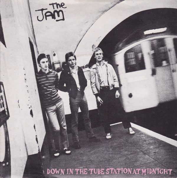 The Jam : Down In The Tube Station At Midnight (7", Single)