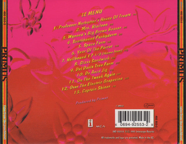 Primus : Tales From The Punchbowl (CD, Album, RE)