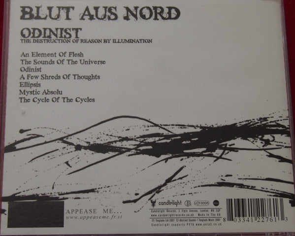 Blut Aus Nord : Odinist - The Destruction Of Reason By Illumination (CD, Album)