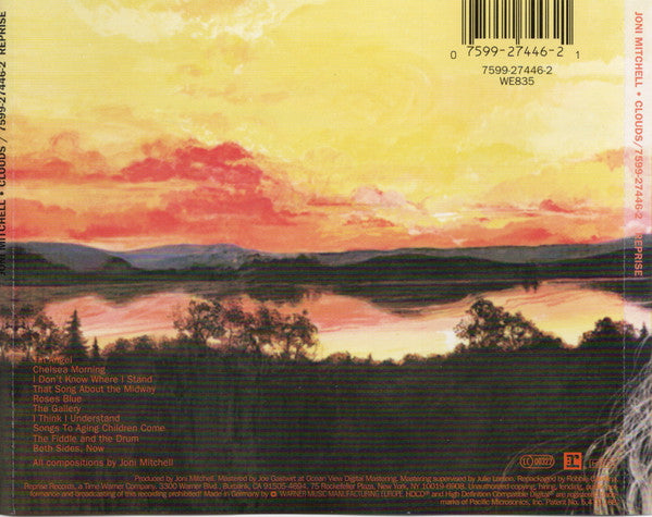 Joni Mitchell : Clouds (CD, Album, RE, RM)