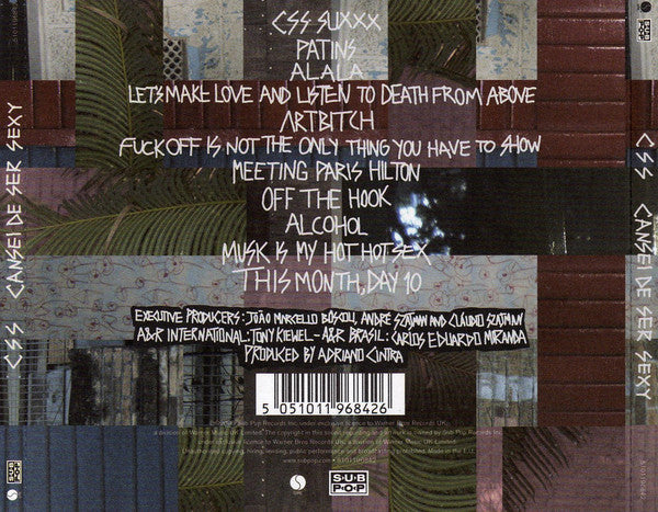 CSS : Cansei De Ser Sexy (CD, Album)