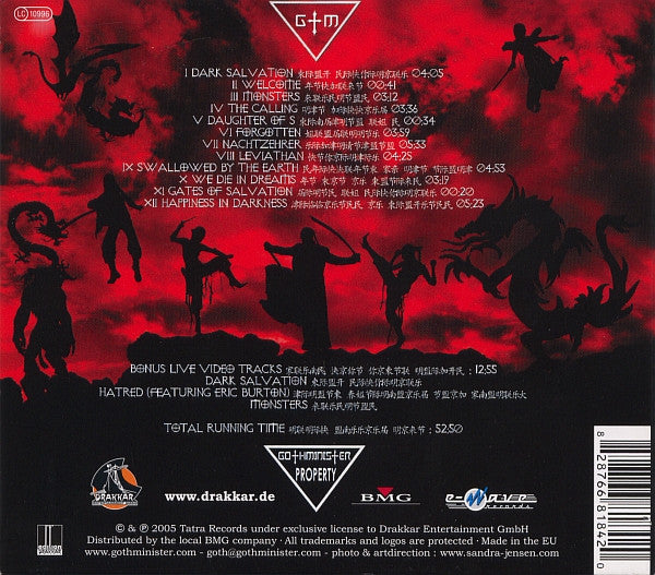 Gothminister : Empire Of Dark Salvation (CD, Album, Enh, Dig)