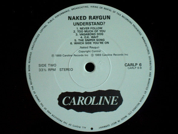 Naked Raygun : Understand? (LP, Album)