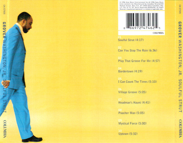 Grover Washington, Jr. : Soulful Strut (CD, Album, RE)