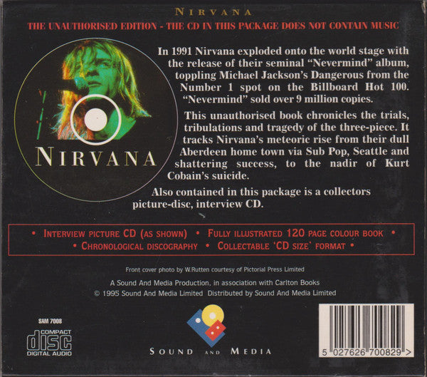 Nirvana : Fully Illustrated Book & Interview Disc (CD, Unofficial, Sli)