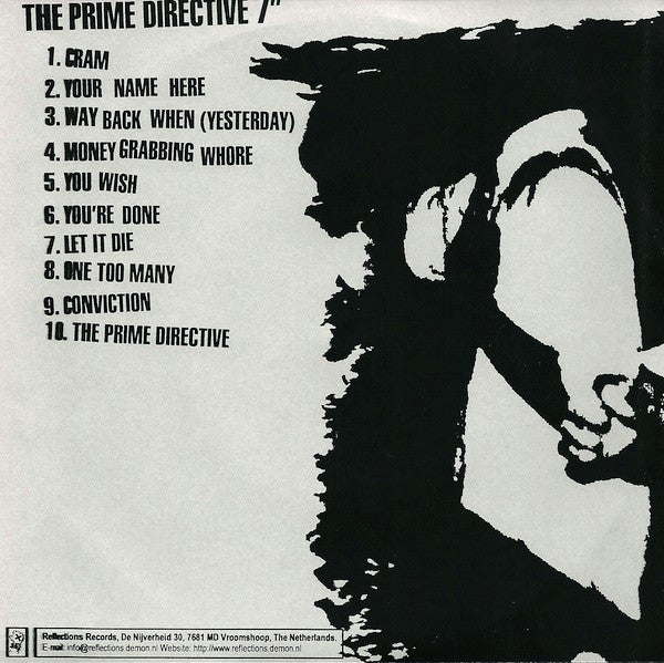 I Hate You. : The Prime Directive 7" (7", EP)