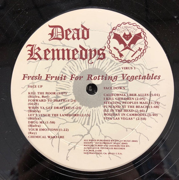 Dead Kennedys : Fresh Fruit For Rotting Vegetables (LP, Album, RE)