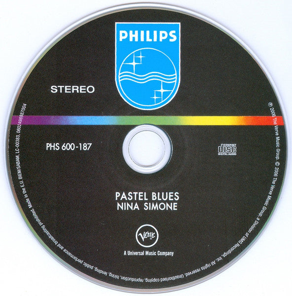 Nina Simone : Pastel Blues (CD, Album, RE, RM, RP)