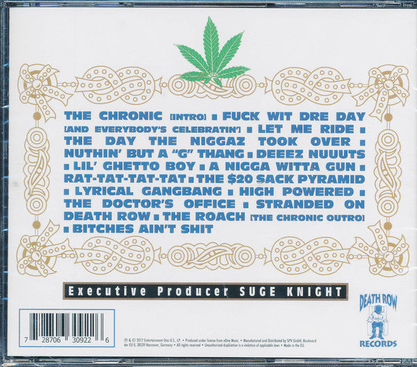 Dr. Dre : The Chronic (CD, Album, RE, RM)