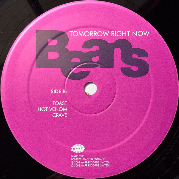 Beans : Tomorrow Right Now (2xLP, Album)