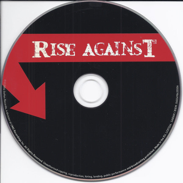 Rise Against : Siren Song Of The Counter Culture (CD, Album)