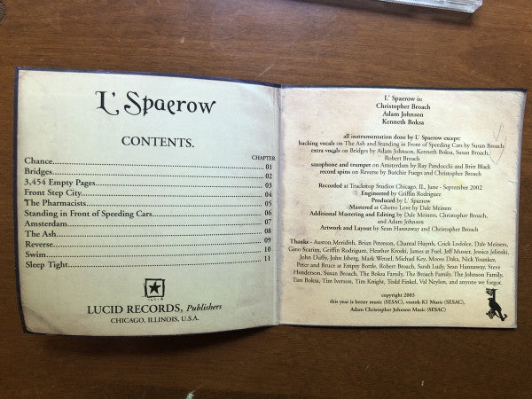 L'Spaerow : L'Spaerow (CD, Album)