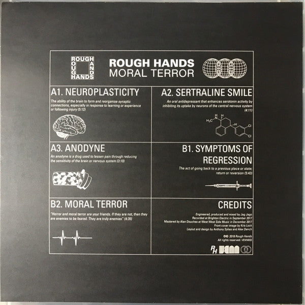 Rough Hands : Moral Terror (12", EP, Ltd, Cle)
