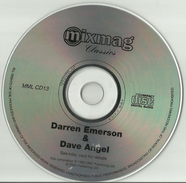 Darren Emerson & Dave Angel : Mixmag Classics (CD, Mixed, RE)