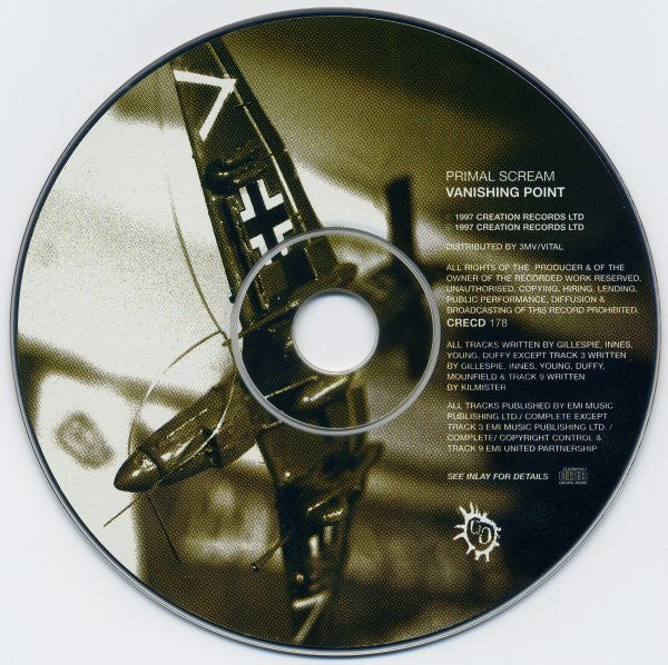 Primal Scream : Vanishing Point (CD, Album)