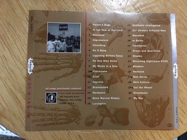 Rorschach (2) : Autopsy (CD, Comp, RE)