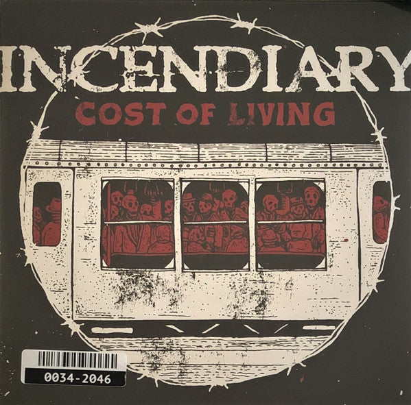 Incendiary (3) : Cost Of Living (12", Album, Bla)