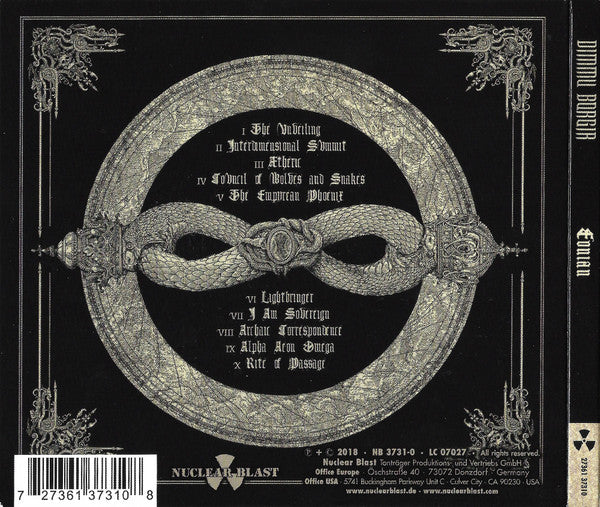 Dimmu Borgir : Eonian (CD, Album, Ltd, Dig)