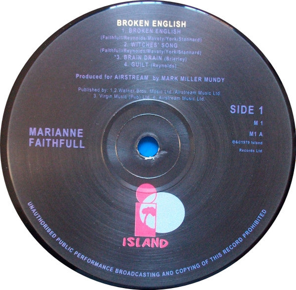 Marianne Faithfull : Broken English (LP, Album)