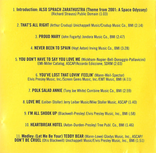 Elvis* : Elvis As Recorded At Madison Square Garden (CD, Album, RE, RM)