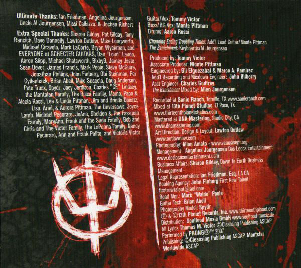 Prong : Power Of The Damager (AVCD, Album, Dig)