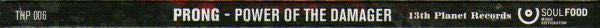 Prong : Power Of The Damager (AVCD, Album, Dig)